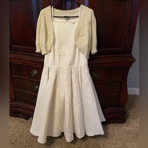 The Dress Shop Fantasyland Castle Dress with cardigan, Large